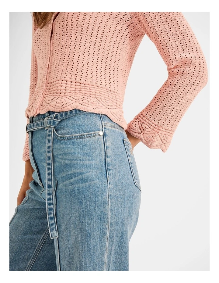 Lisa Cardigan in Pale Blush image 3