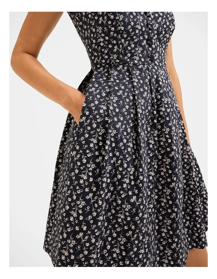 Mariner Mini Dress in Ink image 4