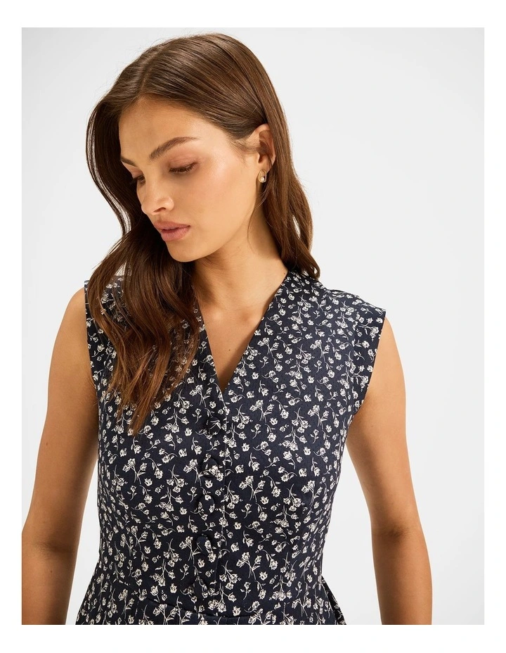 Mariner Mini Dress in Ink image 6