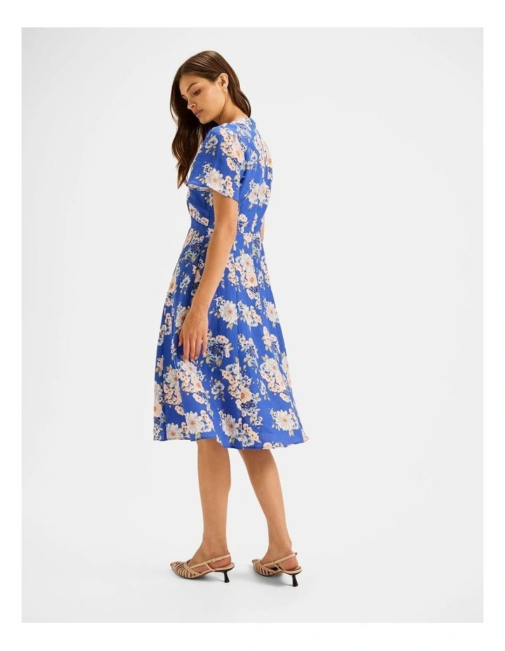 Saltbloom Midi Dress in Sea Blue image 2