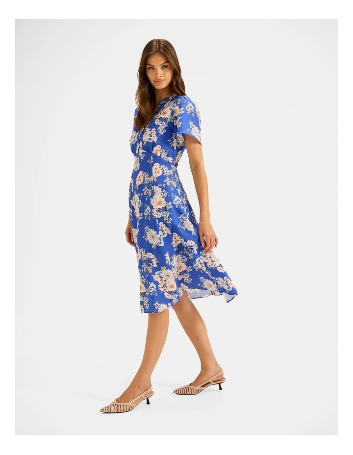 Saltbloom Midi Dress in Sea Blue image 6
