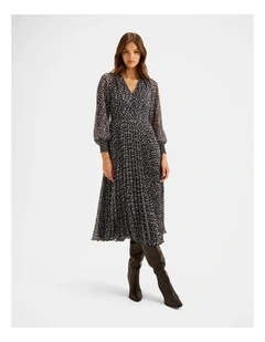 Mariner Midi Dress in Ink