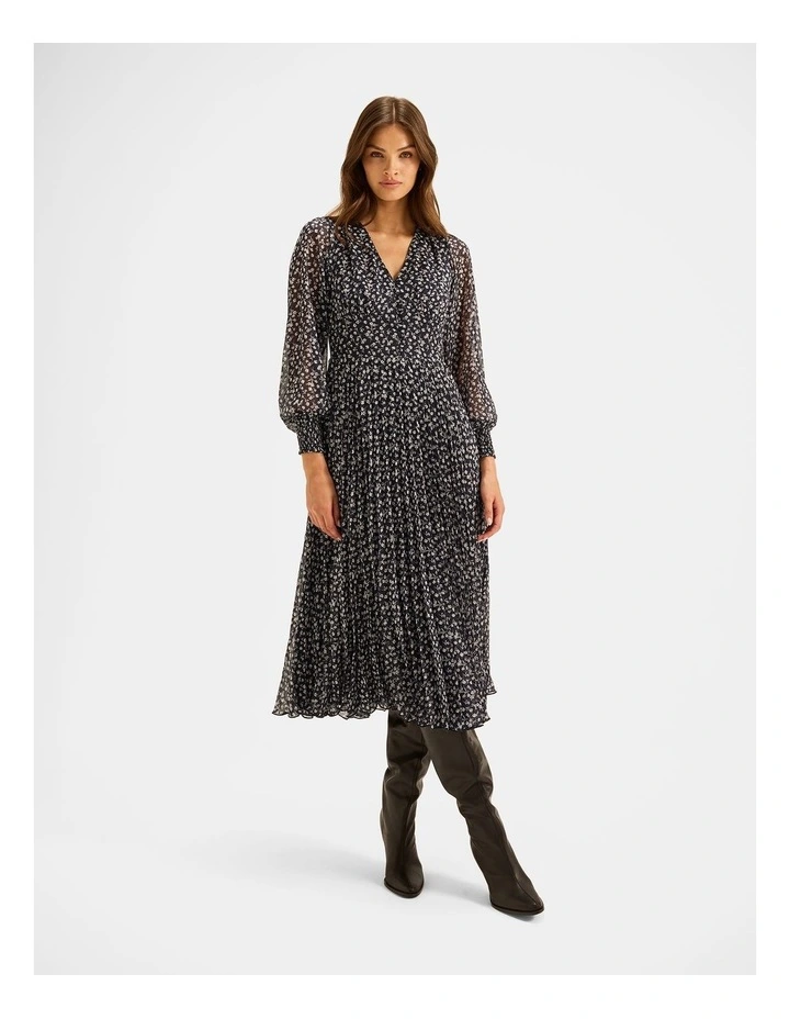 Mariner Midi Dress in Ink image 1