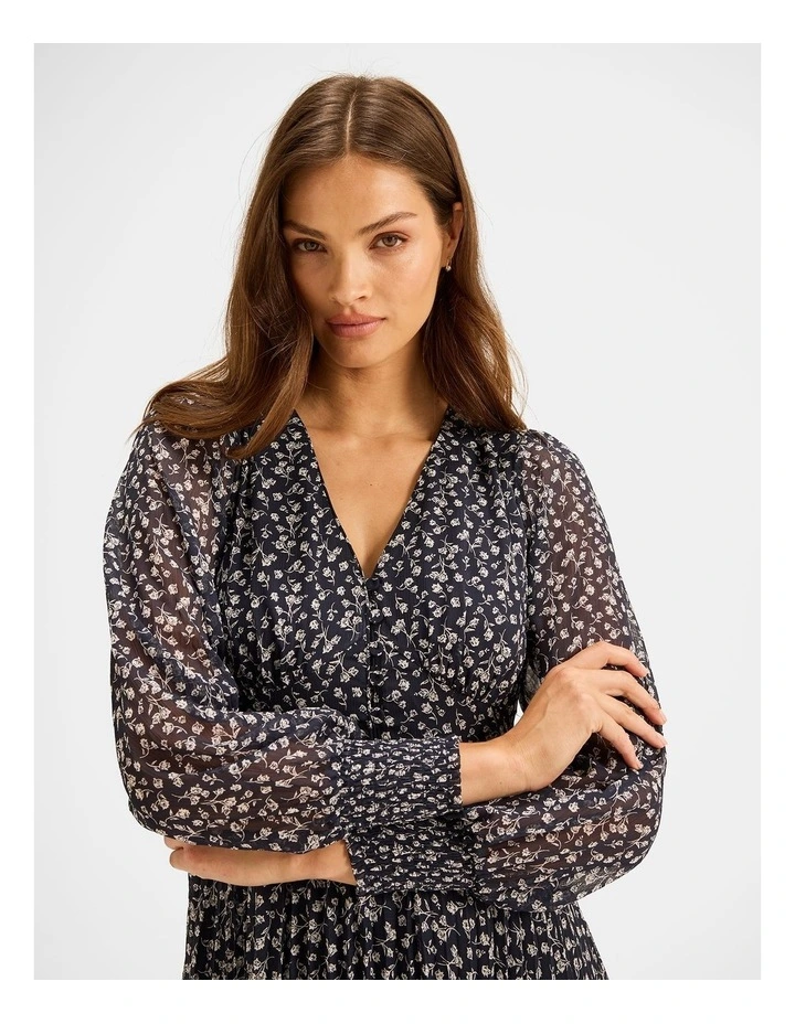 Mariner Midi Dress in Ink image 3