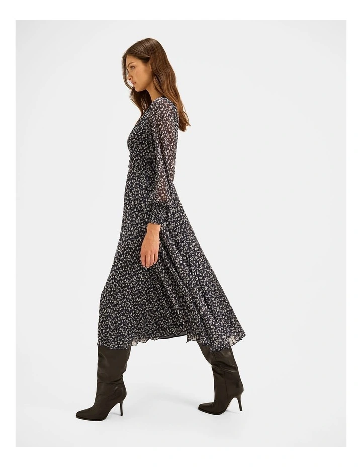 Mariner Midi Dress in Ink image 6