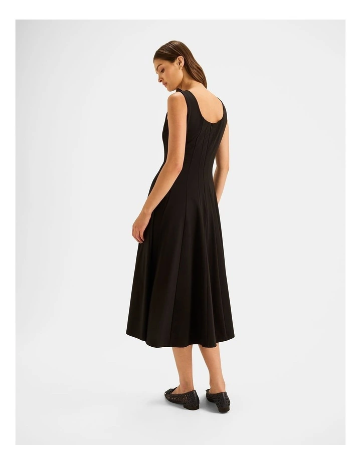 Elodie Midi Dress in Black image 2