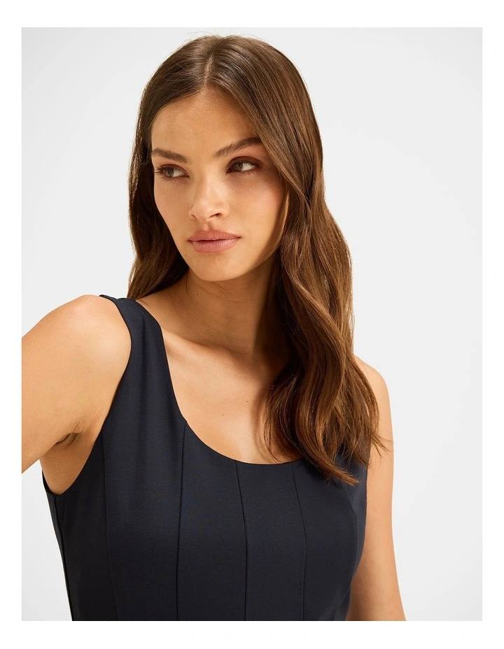 Elodie Midi Dress in Ink image 3