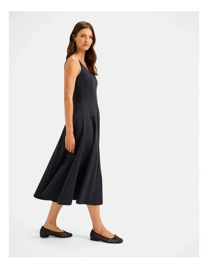 Elodie Midi Dress in Ink image 6