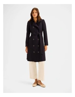 Antoinette Trench Coat in Ink