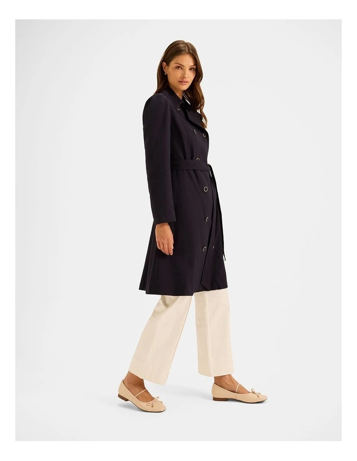 Antoinette Trench Coat in Ink image 5