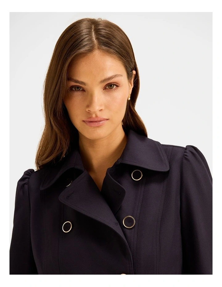 Nettie Peplum Jacket in Ink image 3