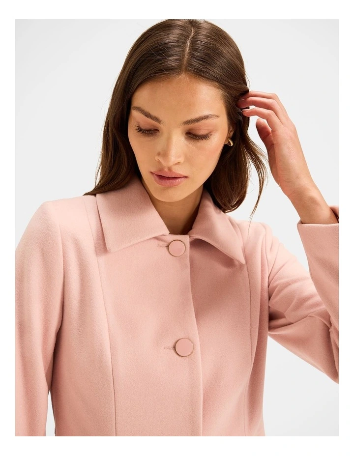 Bettina Coat in Soft Pink image 3