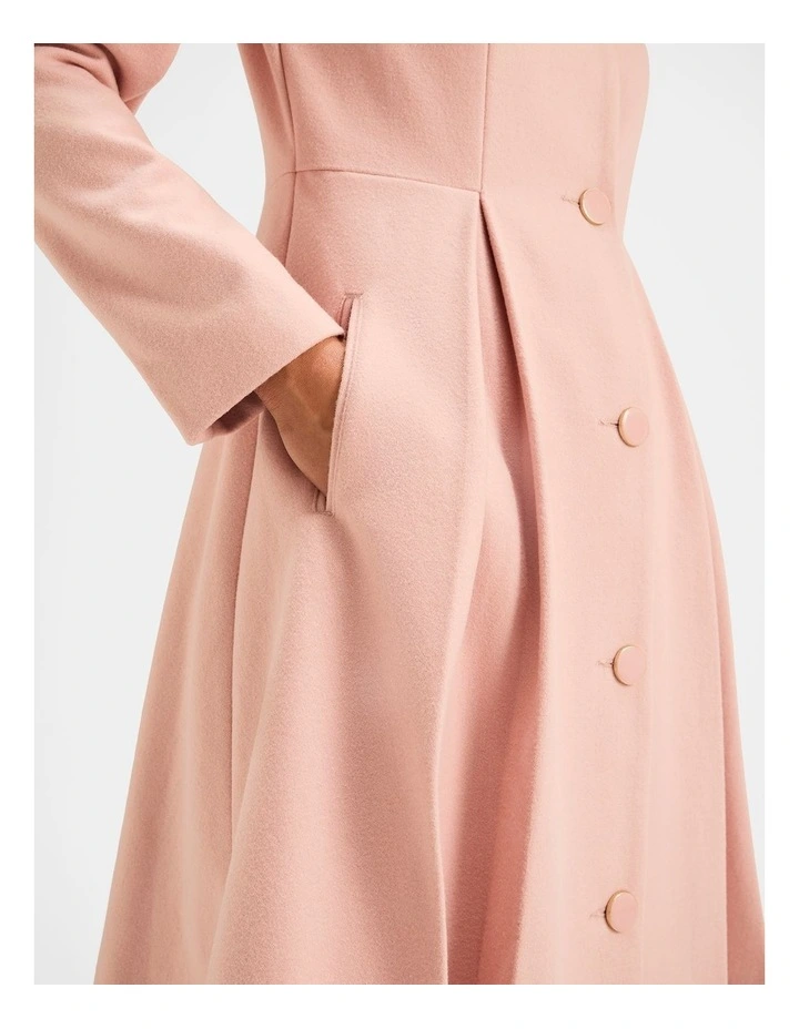 Bettina Coat in Soft Pink image 4