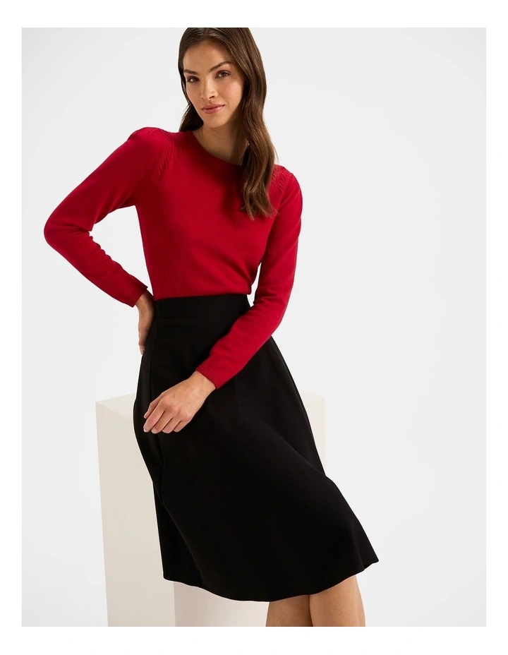 Ayr Jumper in Crimson image 3