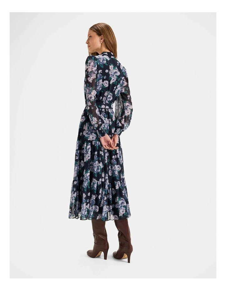 Mayfair Midi Dress in Ink image 2