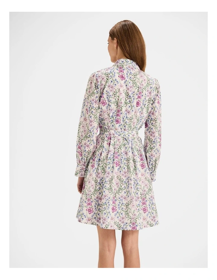 Abbey Mini Dress in Ivory image 2