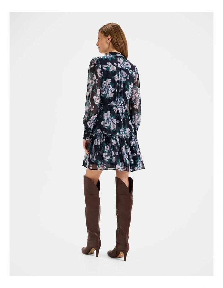 Mayfair Mini Dress in Ink image 2