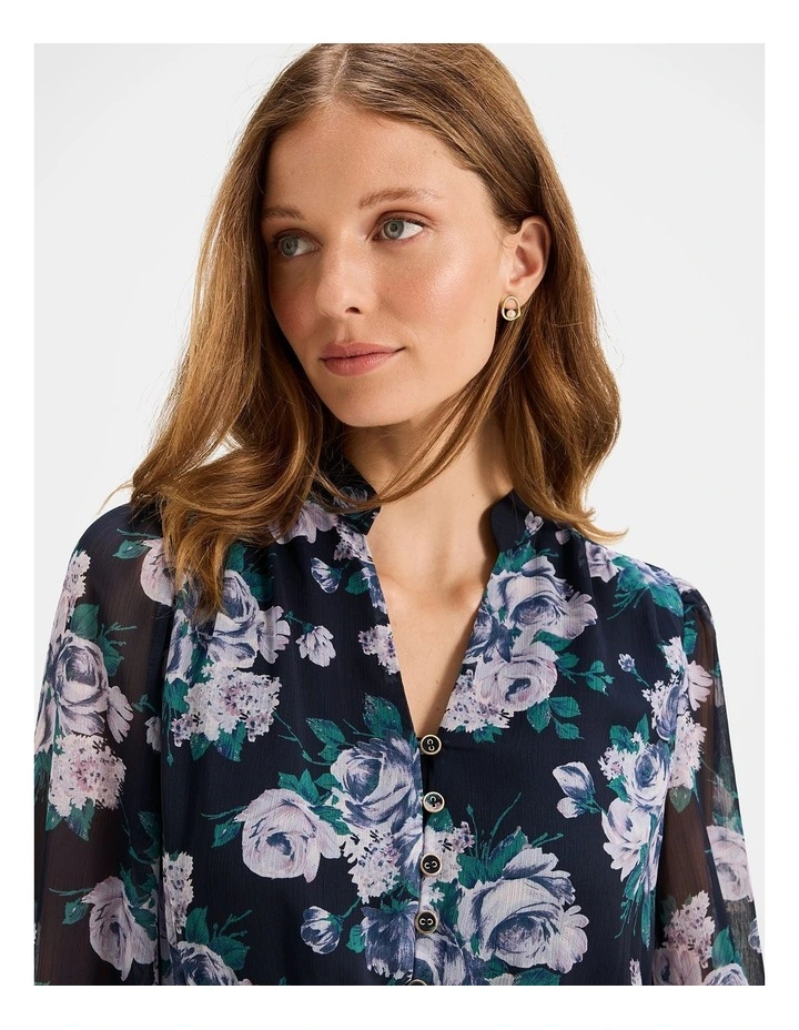 Mayfair Mini Dress in Ink image 5