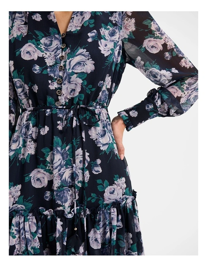 Mayfair Mini Dress in Ink image 6