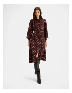 Piccadilly Shirt Dress in Bordeaux