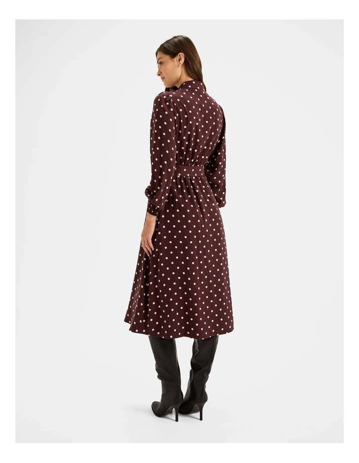 Piccadilly Shirt Dress in Bordeaux image 2