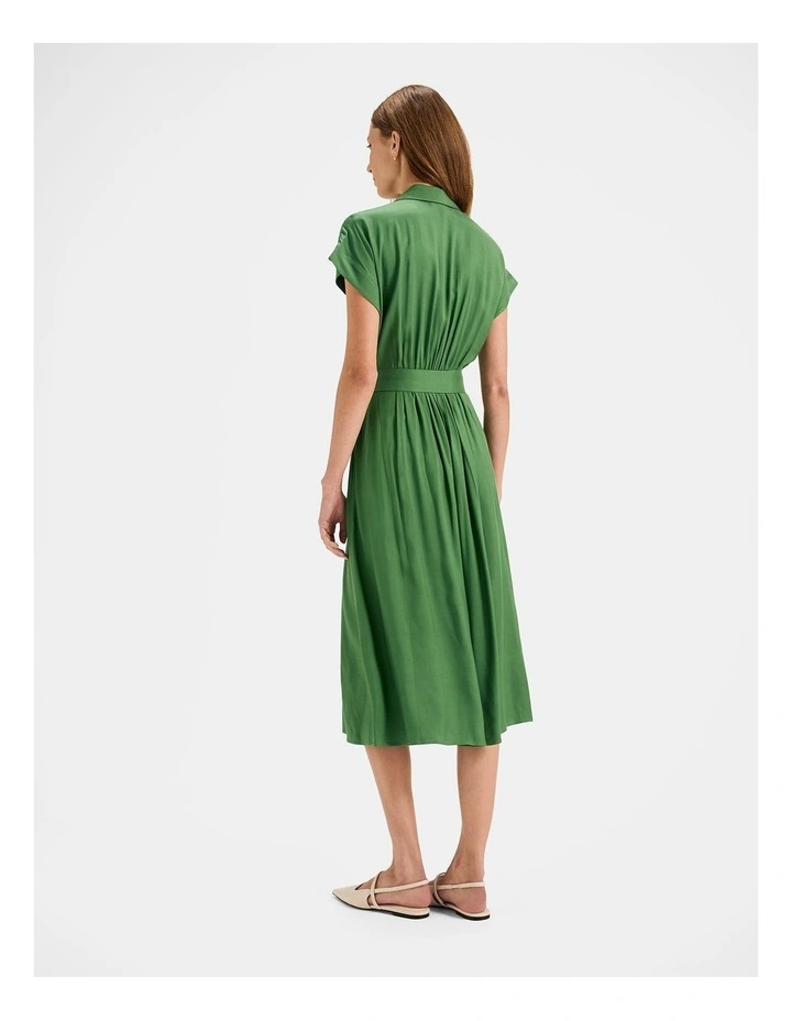 Camden Shirt Dress in Palm Green image 2