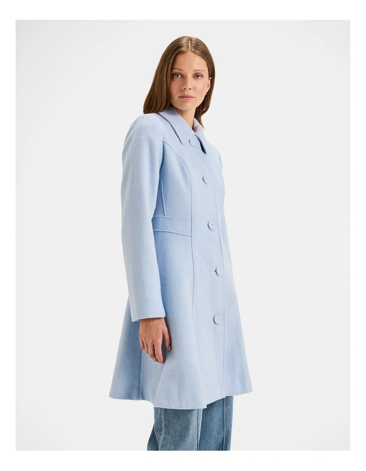 Coco Coat in Silver Blue image 4