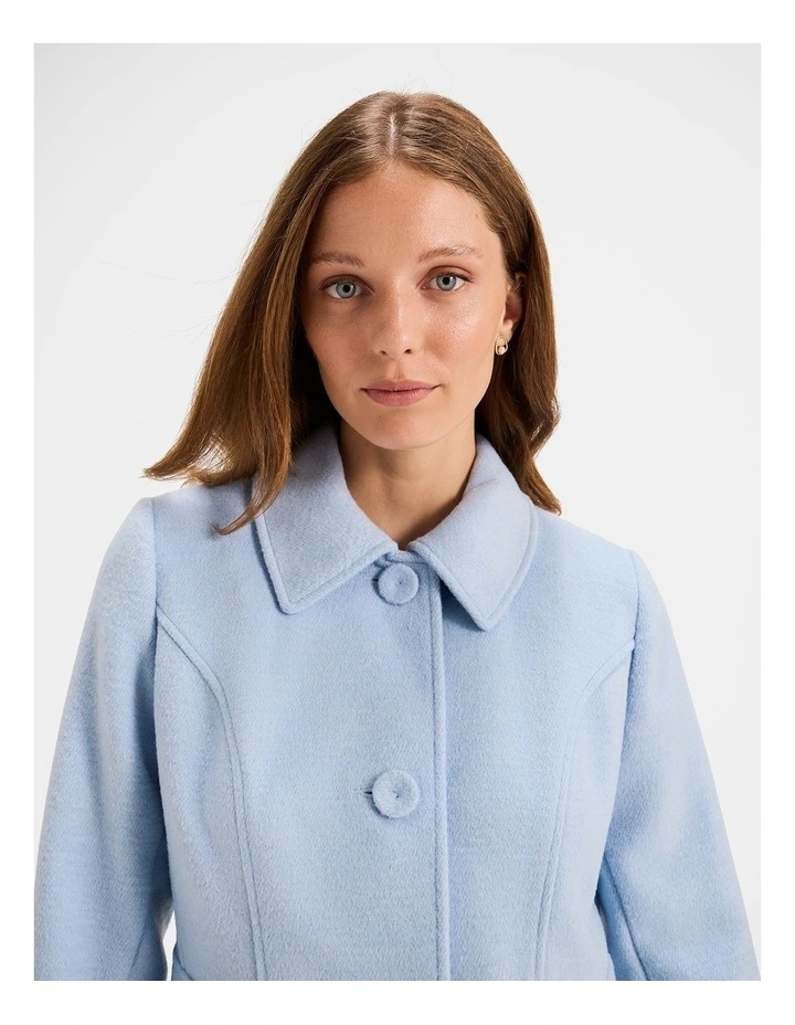 Coco Coat in Silver Blue image 5