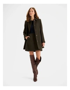 Maisel Swing Coat in Khaki