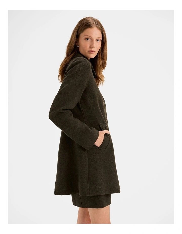 Maisel Swing Coat in Khaki image 5