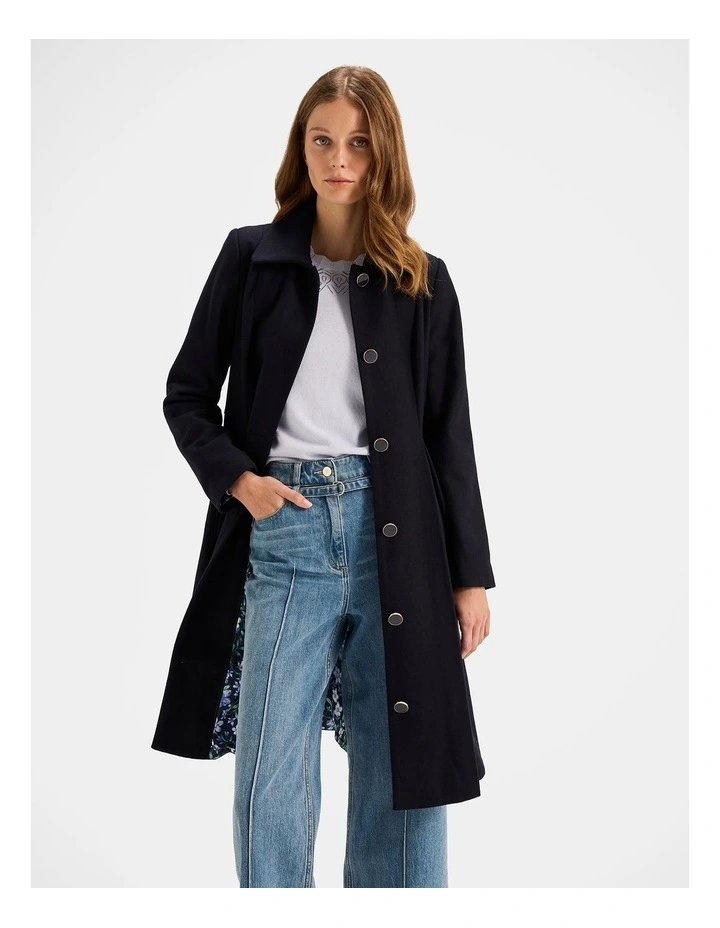 Bettina Coat in Ink image 3