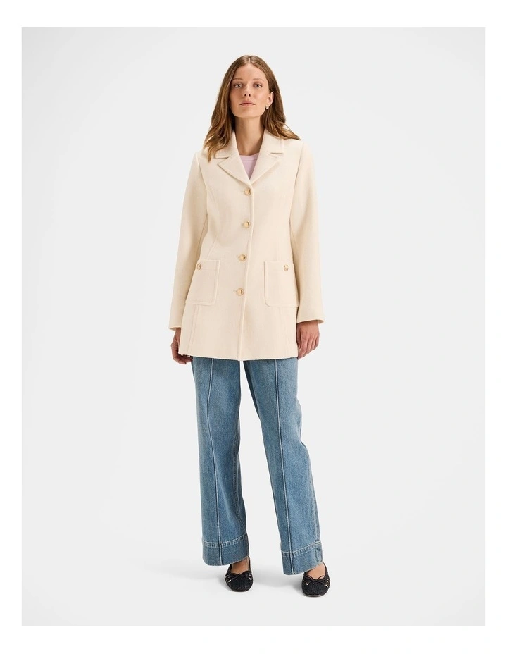 Anna Coat in Winter White image 1