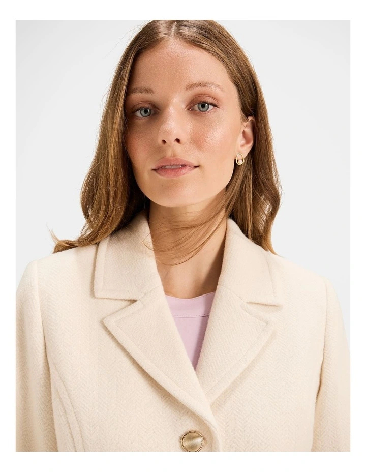 Anna Coat in Winter White image 4