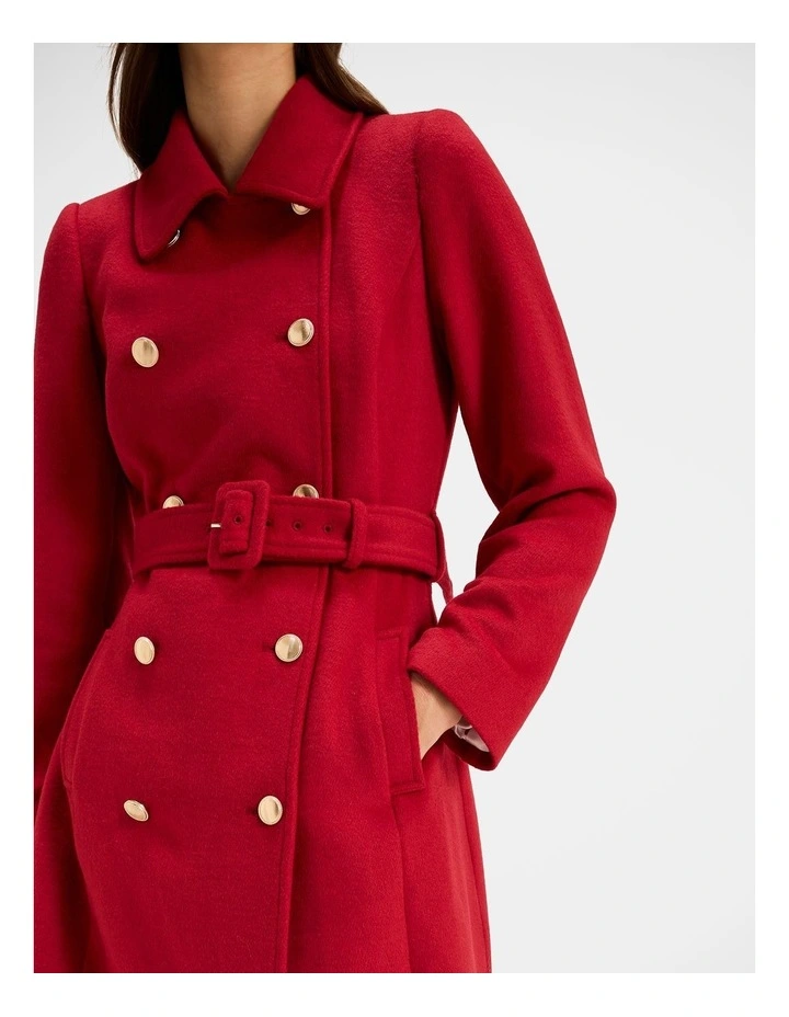 Ingrid Coat in Rouge image 4