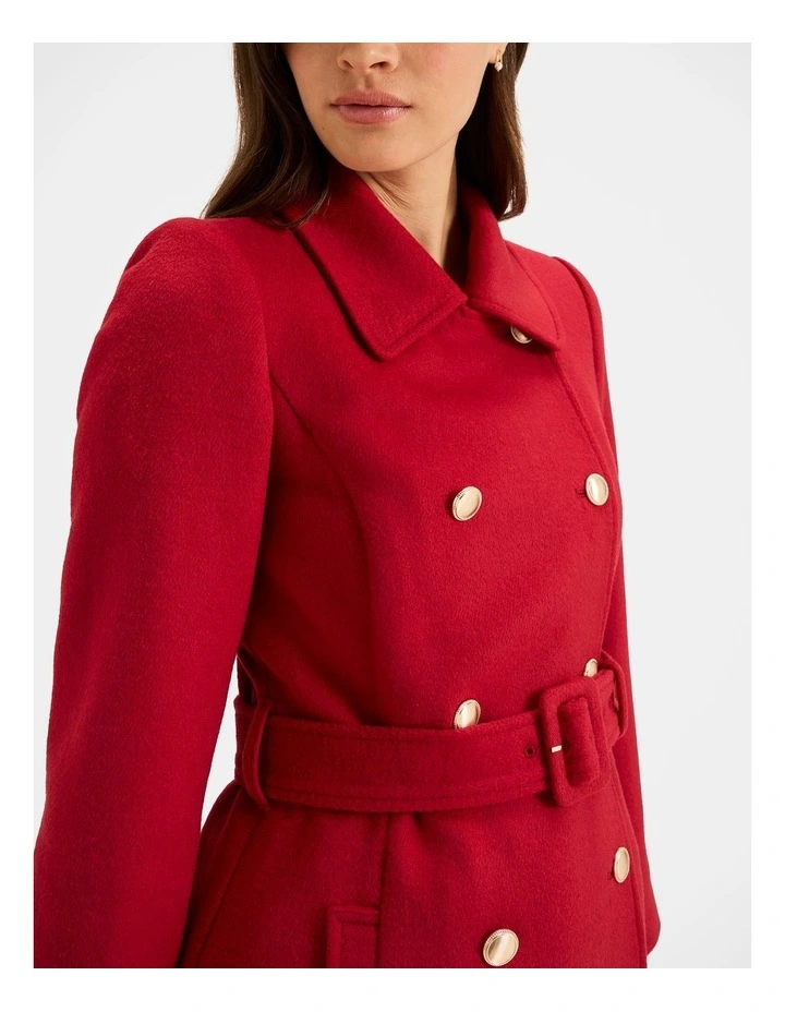 Ingrid Coat in Rouge image 5