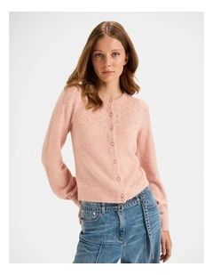Heidi Cardigan in Blush