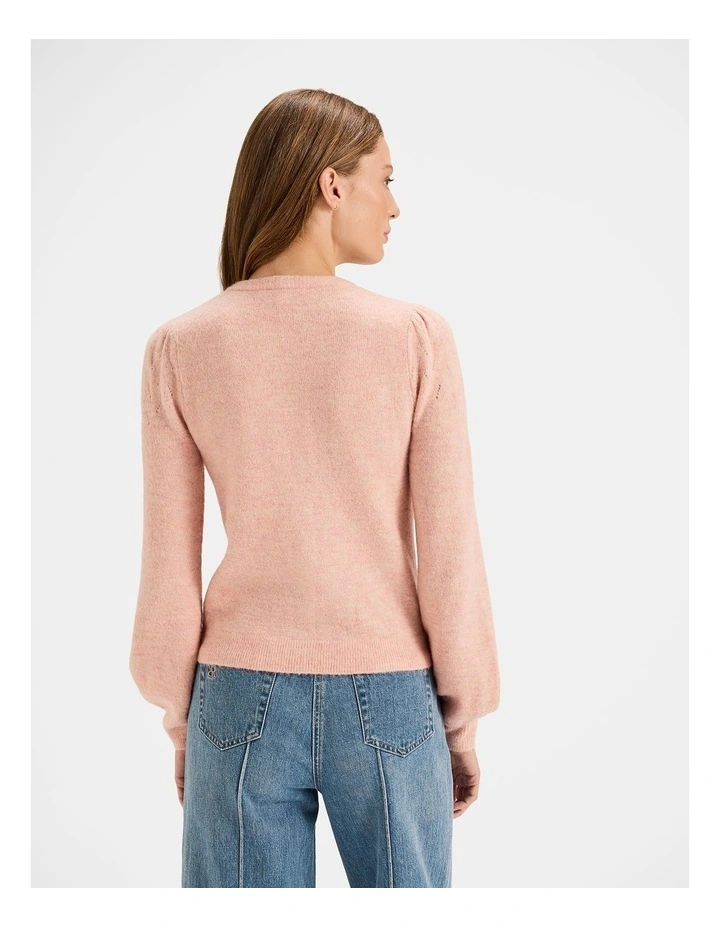 Heidi Cardigan in Blush image 2