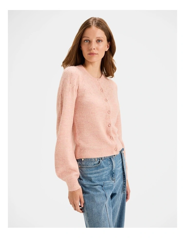 Heidi Cardigan in Blush image 5