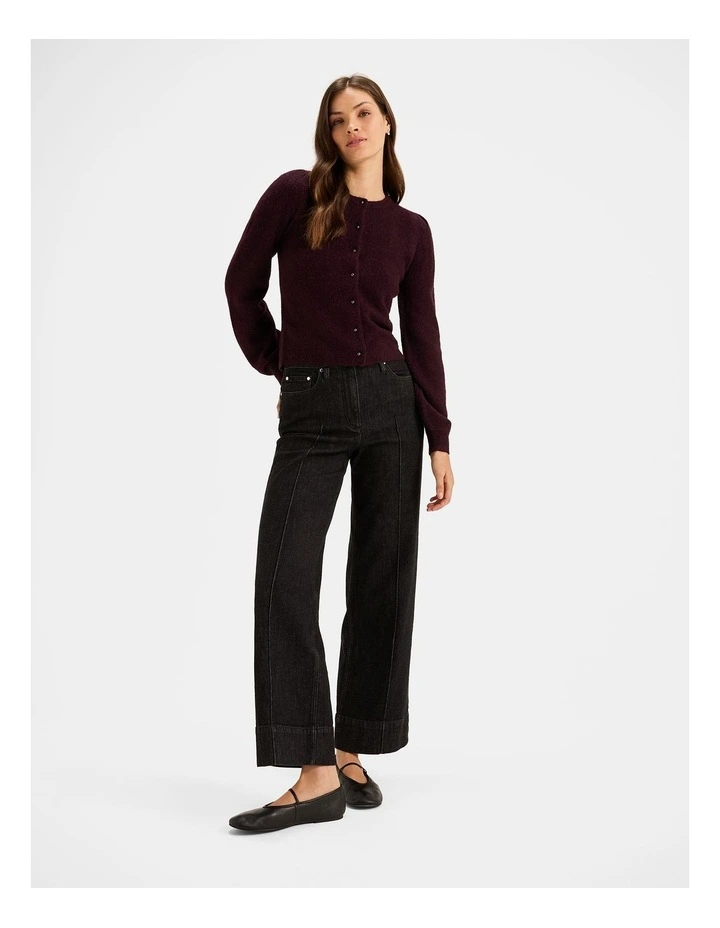 Heidi Cardigan in Bordeaux image 6