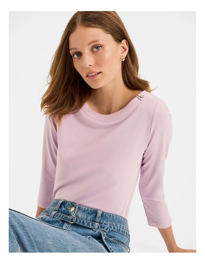 Juliette Top in Lilac image 3