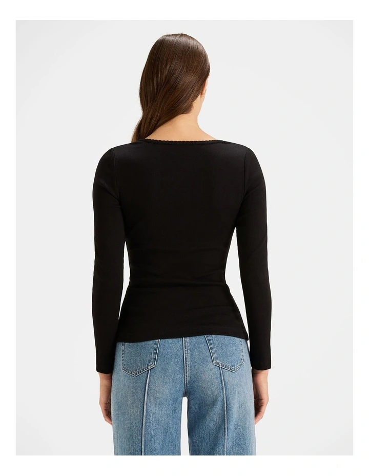 Gianna Top in Black image 2