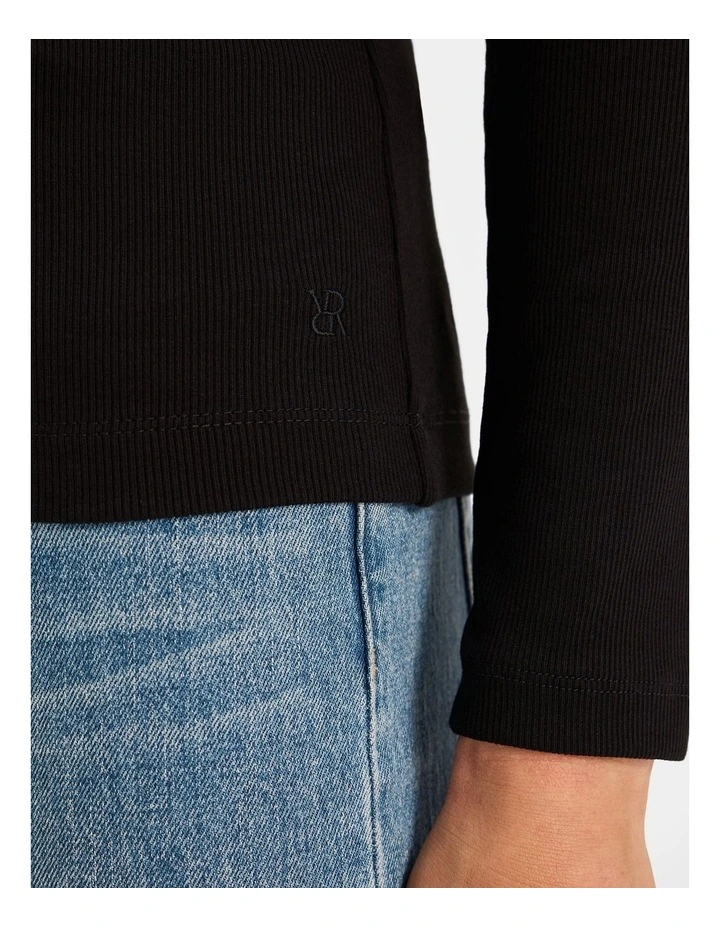 Gianna Top in Black image 4