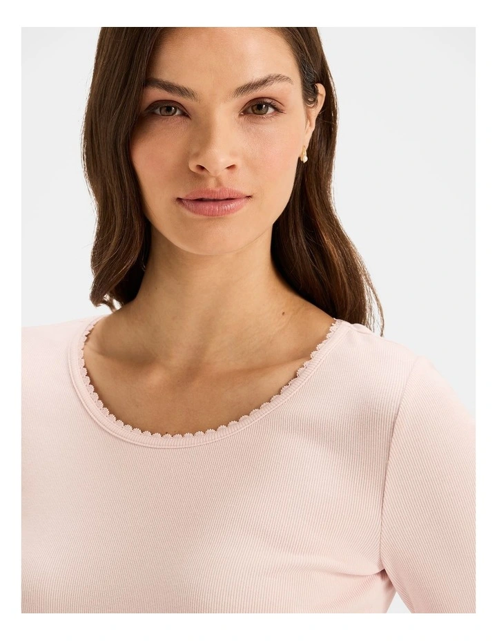 Gianna Top in Blush image 4