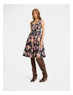 Aurora Dress in Navy