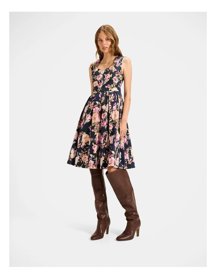 Aurora Dress in Navy image 1