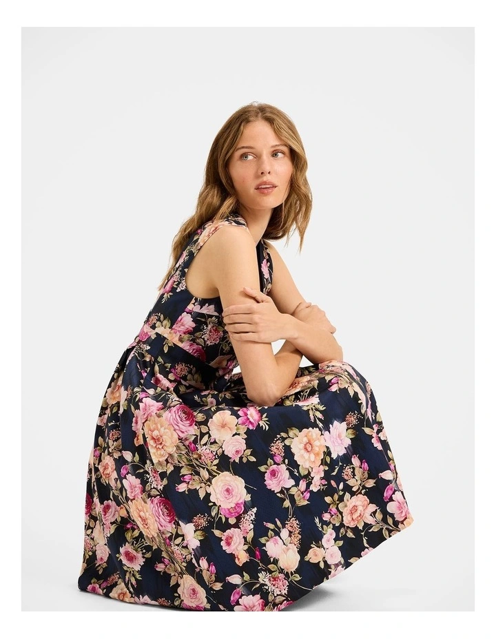 Aurora Dress in Navy image 4