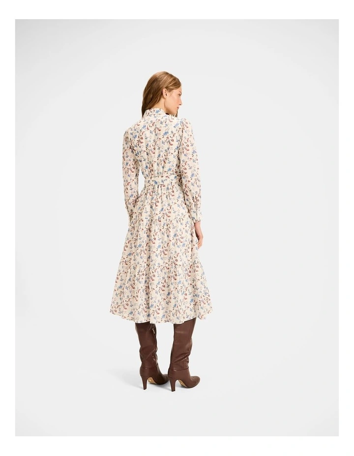Rosewood Shirt Dress in White image 2