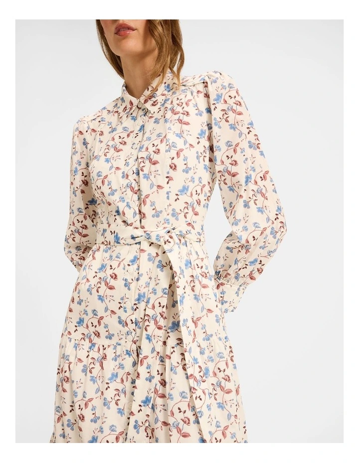Rosewood Shirt Dress in White image 5