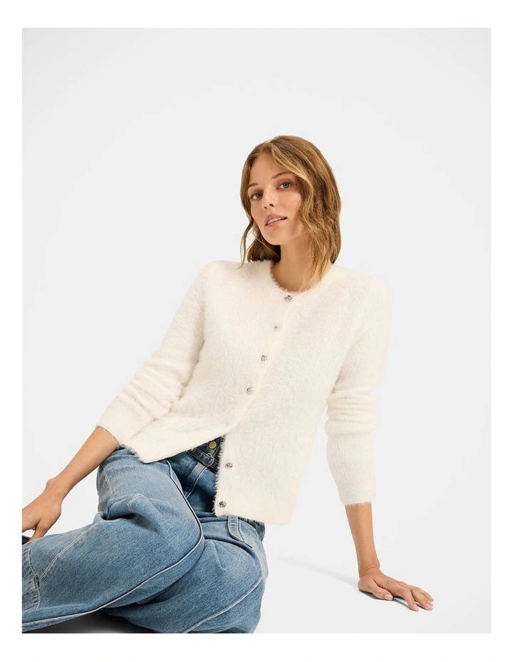 Saskia Cardigan in White image 3