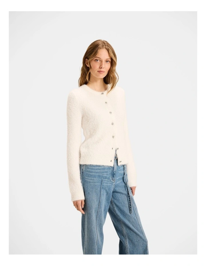 Saskia Cardigan in White image 4